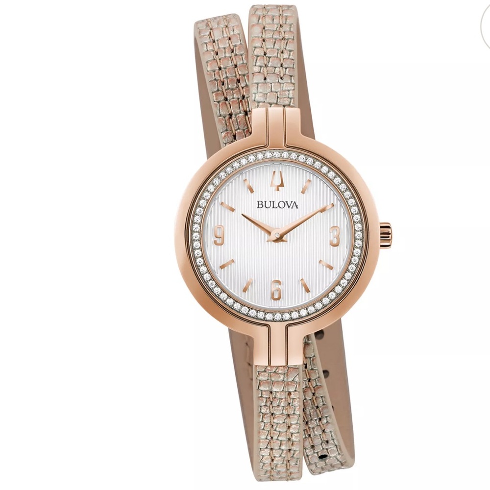 Bulova Women's Rhapsody Rose Gold Two-Tone watch